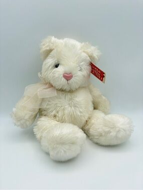 GUND Lov-ums #14050 Plush Bear with Embroidered Pink Heart Mouth HAS ALL TAGS